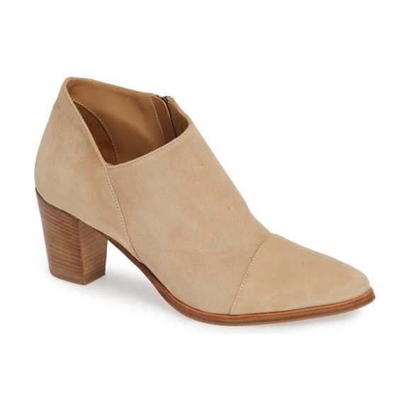 Italeau Shoes - Italeau Marisa waterproof cap toe suede bootie-40